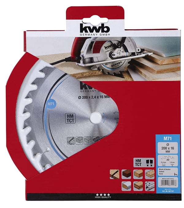 kwb 587157 cirkelsågsblad 1 styck