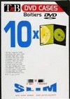 Miniatyrbild 3 av 3: T'nB BINODVD10SL fodral till optiska skivor 10 diskar Svart
