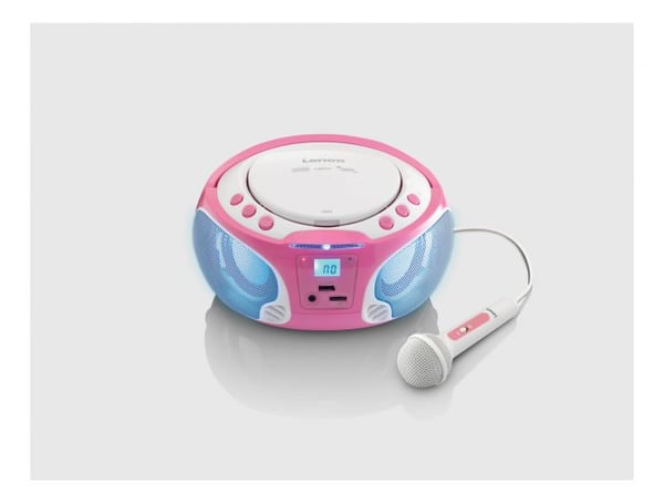 Miniatyrbild 2 av 4: Lenco SCD-650 pink Bärbar Rosa