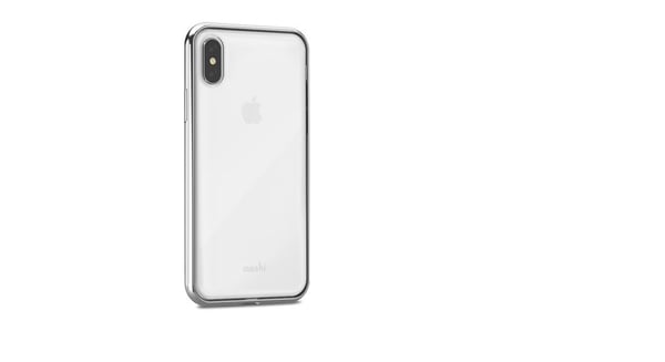 Moshi Vitros mobiltelefon etui 14,7 cm (5.8") Designetui Sølv, Transparent