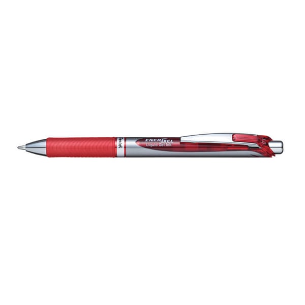 Pentel BL80-BX rollerballpennor Fastklämbar och indragbar penna Röd 1 styck