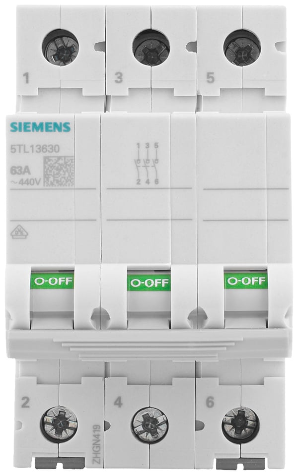 Siemens 5TL1363-0 kredsløbsafbryder