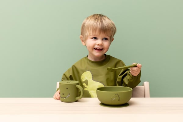 Trixie Baby 96-419 bestik til småbarn Børneske Grøn Silikone