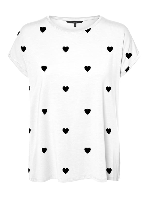 Vero Moda 5715725811309 skjorte & top T-shirt Rund halsudskæring Kort ærme