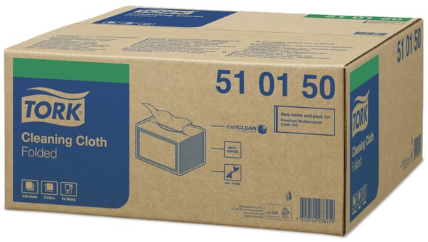 Tork 510150 puhdistusliina Paperi Valkoinen 55 kpl
