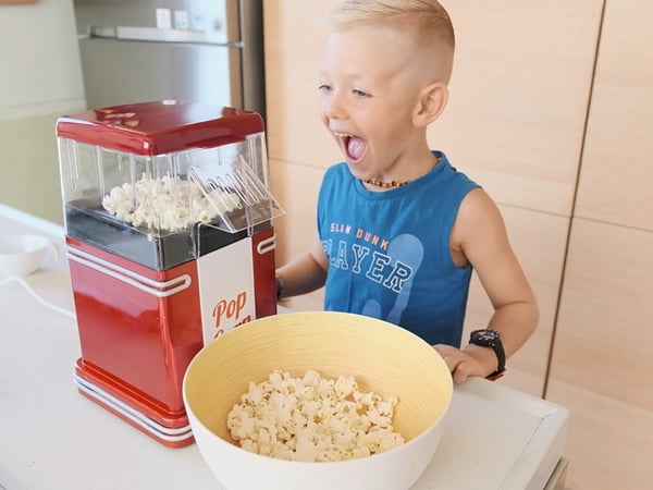 Beper 90.590Y popcornkone Punainen, Valkoinen 3 min 1200 W