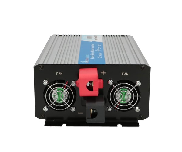 Miniatyrbild 7 av 7: Extralink VOLTAGE CONVERTER 12V - 230V, 1000W, PURE SINUS OPIP-1000W eladaptrar Automatisk Aluminium