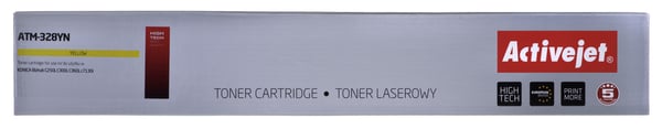 Activejet Toner ATM-328YN zamiennik Konica Minolta TN328Y Supreme 28000 stron värikasetti 1 kpl Yhteensopiva Keltainen