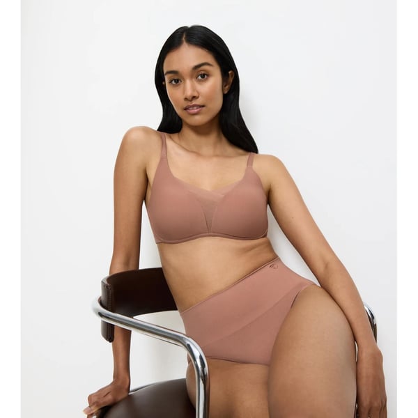 Triumph Soft Sculpt High-cut trusser Mandel
