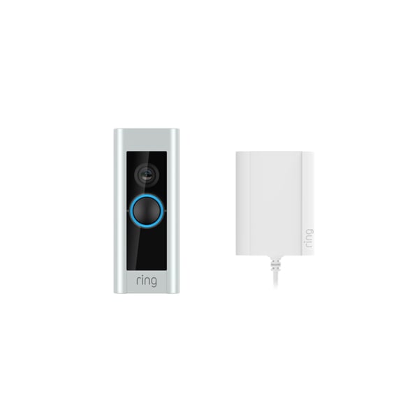 Miniatyrbild 4 av 4: Ring Video Doorbell Pro 2 Plug-in Nickel, Satinstål