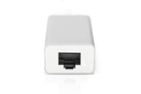 DIGITUS USB Typ C 3-Porttinen Hub + Gigabit Ethernet