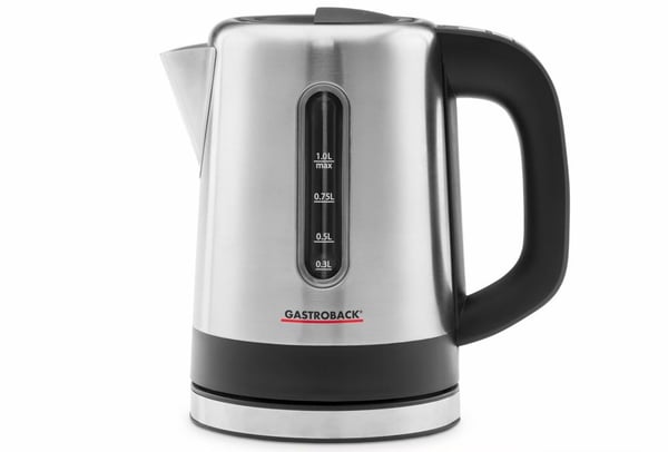 Miniatyrbillede 1 af 10: Gastroback Design Mini elkedel 1 L 2200 W Sort, Rustfrit stål