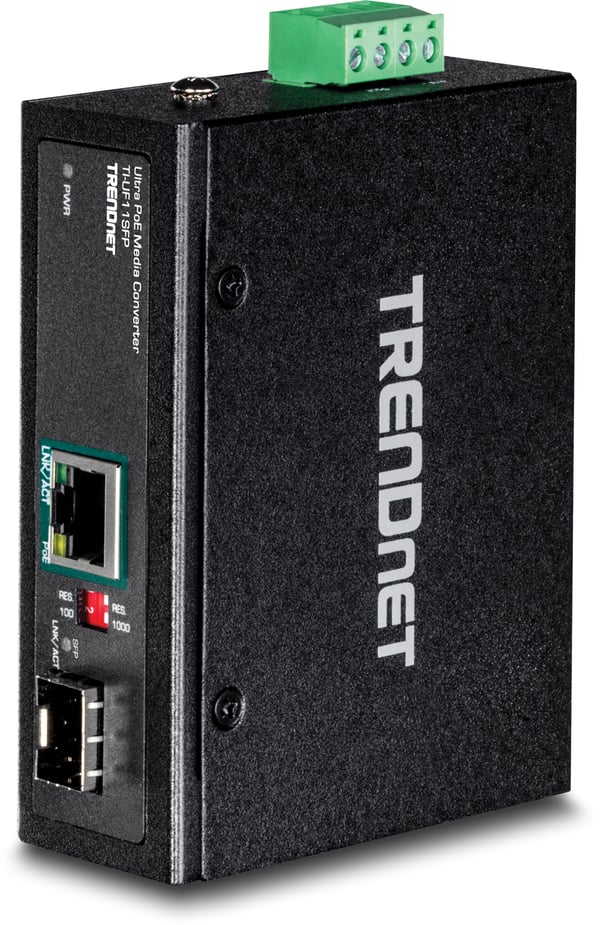 Miniatyrbild 1 av 7: Trendnet TI-UF11SFP mediakonverterare för nätverk Intern 1000 Mbit/s Svart