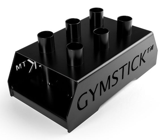 Miniatyrbild 1 av 3: Gymstick OB-BH6 skivstångsställning Svart Stål