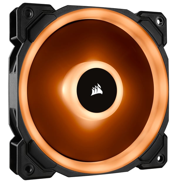 Corsair LL120 RGB Tietokonekotelo Tuuletin 12 cm Musta, Valkoinen