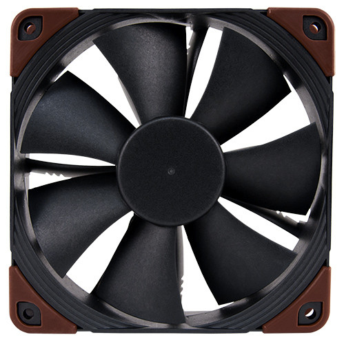 Noctua NF-F12 industrialPPC Computerkabinet Ventilator 12 cm Sort, Brun