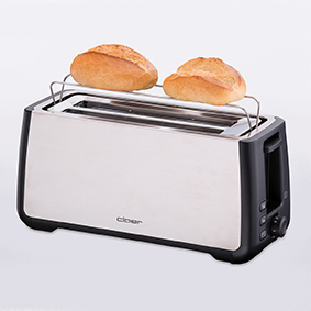 Cloer 3579 brødrister 4 skive(r) 1800 W Sølv