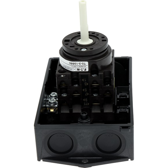 Eaton T0-3-15680/I1/SVB-SW Vippströmställare 3P Svart, Vit
