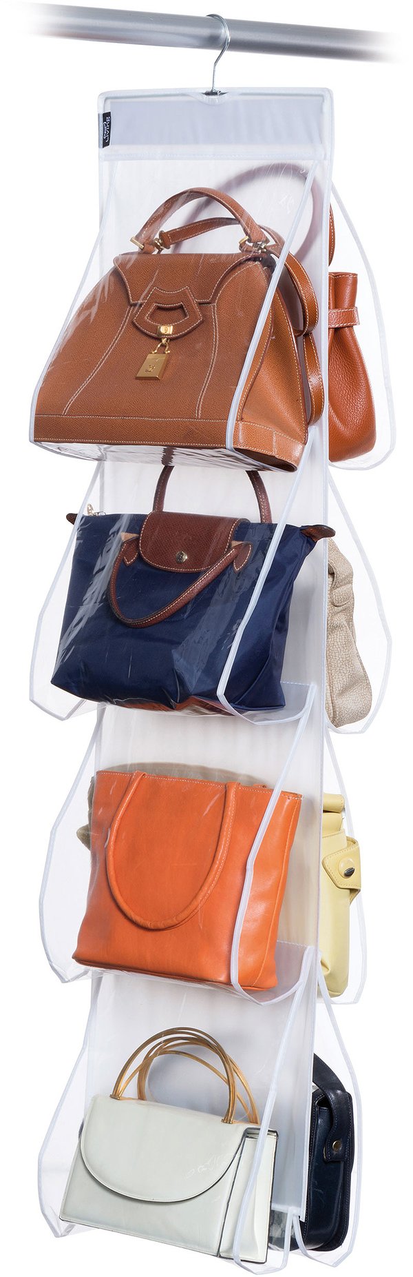 Domopak 908045 Hängande förvaring Polyeten-vinyl acetat (PEVA) Vit