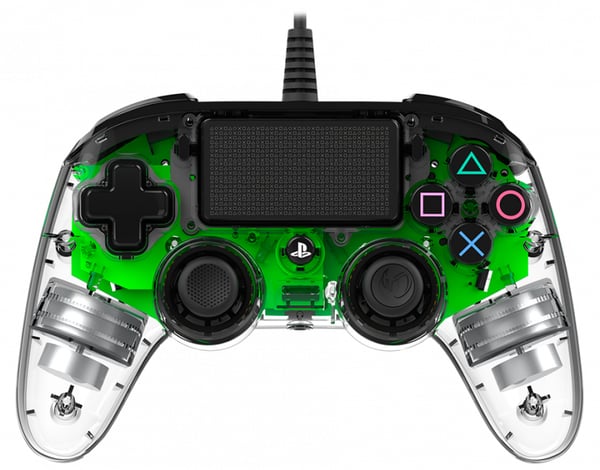 Miniatyrbillede 4 af 5: NACON PS4OFCPADCLGREEN spil-controller Grøn, Transparent USB Gamepad Analog/digital PC, PlayStation 4