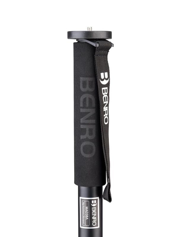 Miniatyrbillede 2 af 6: Benro MAD49A kamera etbensstativ Aluminium Sort