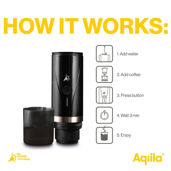 Aqiila Coffeebird Svart