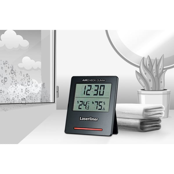 Laserliner AirCheck Clima inomhus Elektronisk hygrometer Svart