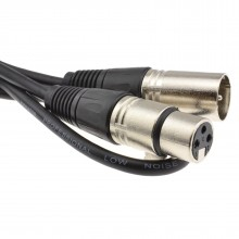 Miniatyrbillede 3 af 4: kenable 007902 lydkabel 0,5 m XLR Sort