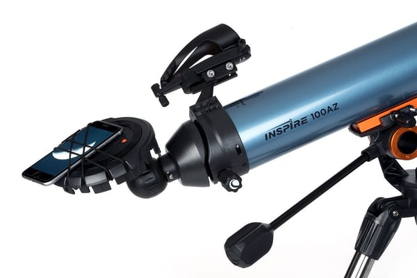 Miniatyrbillede 7 af 10: Celestron Inspire 100AZ Refraktor 241x Sort, Blå