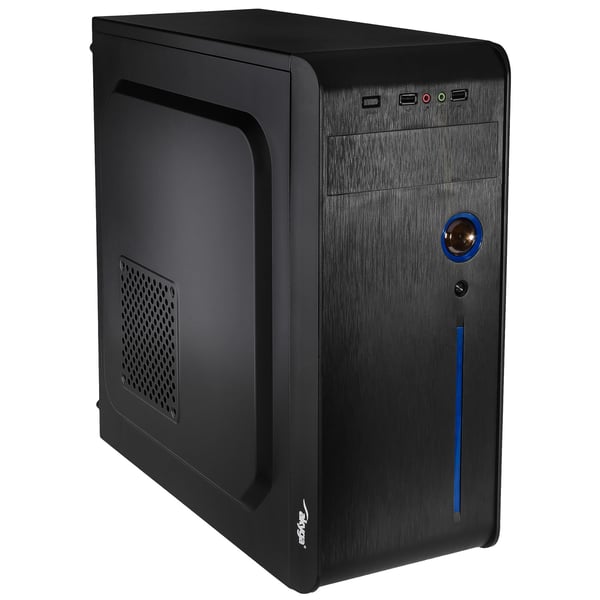 Akyga AK939BL tietokonekotelo Midi Tower Musta