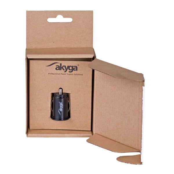 Miniatyrbild 3 av 5: Akyga AK-CH-02 mobilladdare Universal Svart Cigarr tändare Automatisk