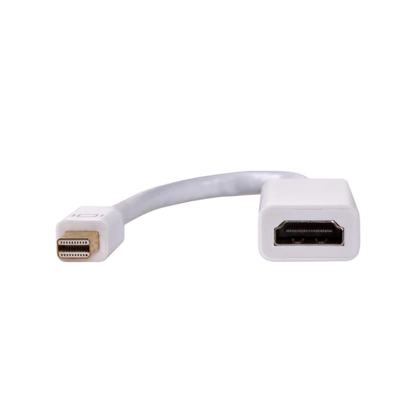 Akyga AK-AD-38 videokaapeli-adapteri 0,15 m HDMI-tyyppi A (vakio) Mini DisplayPort Valkoinen