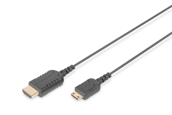 DIGITUS HDMI High Speed tilslutningskabel, HDMI til Mini HDMI, HighFlex