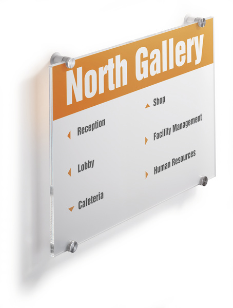 Durable Crystal Sign A3 Transparent