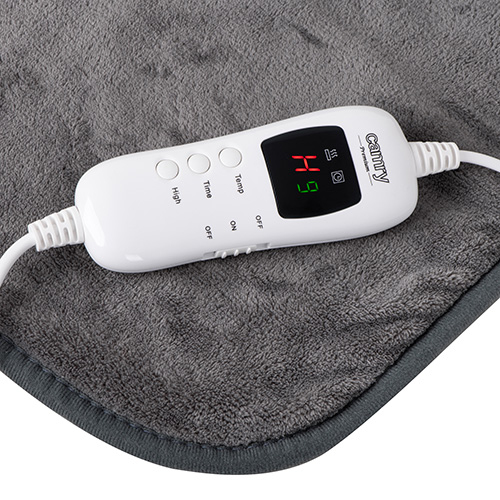 Camry Premium CR 7434 varmelagen og -pude Elektrisk tæppe 120 W Grå Fleece