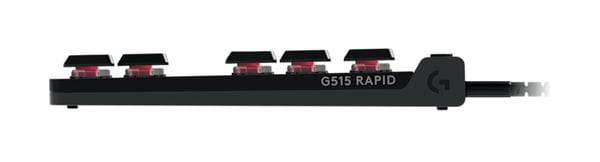 Miniatyrbillede 3 af 5: Logitech G G515 RAPID TKL tastatur Spil USB QWERTY US International Sort