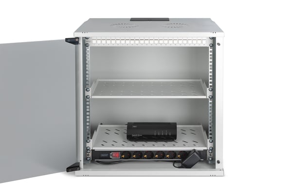 Miniatyrbild 3 av 5: Digitus DN-49206-SET rack 12U Väggmonterad rack Grå
