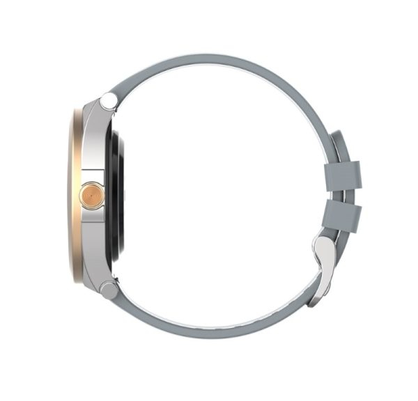 Miniatyrbillede 6 af 7: MaxCom FW76 Gal 3,02 cm (1.19") AMOLED 42 mm Digital 390 x 390 pixel Berøringsskærm Guld, Sølv