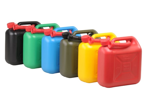 hünersdorff STANDARD 10 L Plast Rød Ethvert brændstof