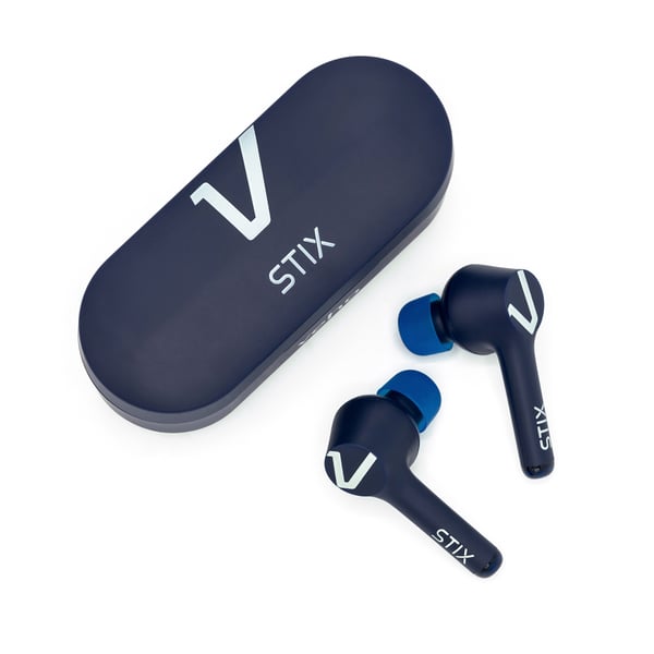 Veho STIX Headset Trådlös I öra Samtal/musik Bluetooth Blå