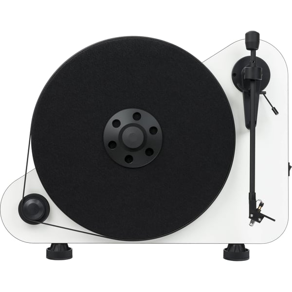 Miniatyrbillede 1 af 4: Pro-Ject VT-E BT R Bæltedrevet pladespiller Hvid Automatisk
