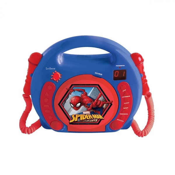 Miniatyrbild 1 av 2: Lexibook Spiderman Blå, Röd Bärbar CD-spelare