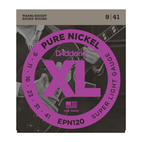Pikkukuva 1 / 4: D'Addario EPN120 musiikkisoittimen kieli Sähkö 6 kpl Terästä Kitara