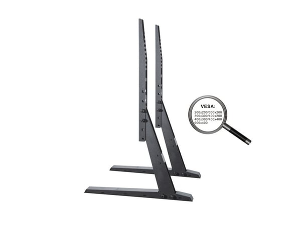 Miniatyrbild 4 av 5: PureMounts PM-TVS-02 fäste och ställ till bildskärm 165,1 cm (65") Bord Svart