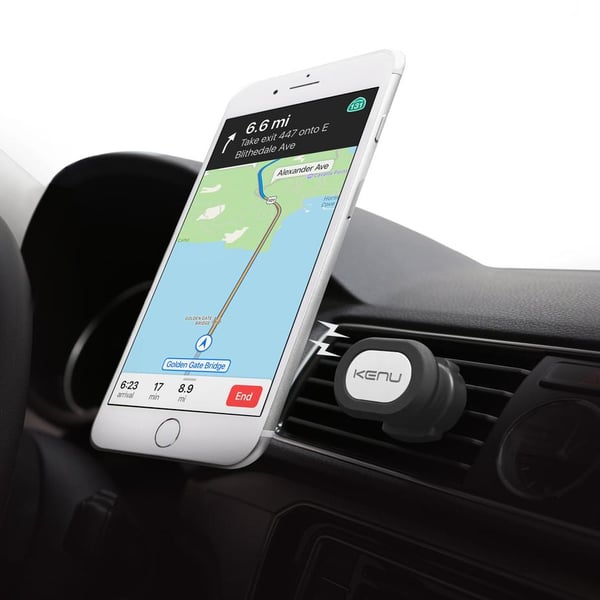 Kenu Airframe Magnetic Passiv hållare Mobiltelefon / smartphone Svart, Vit