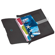 Herlitz 11206117 mappar Polypropylen (PP) Svart A4