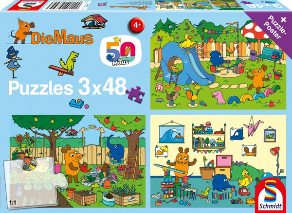 Schmidt Spiele 56394 palapeli Kuviopalapeli 48 kpl Sarjakuvat