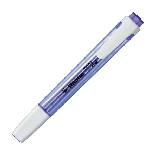 STABILO swing cool Pastel speedmarker 1 stk Mejselspids Violet STABILO swing cool Pastel speedmarker 1 stk Mejselspids Violet