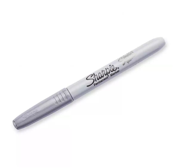 Miniatyrbillede 2 af 4: Sharpie Metallic speedmarker Fin spids Sølv