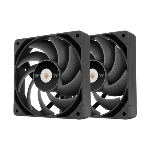 Miniatyrbild 1 av 6: Thermaltake TOUGHFAN 14 Datorväska Fan 14 cm Svart 2 styck